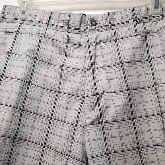 VOLCOM Corpo Class Shorts Men Size 33 Black/Light Grey Stripe - Picture 6 of 13